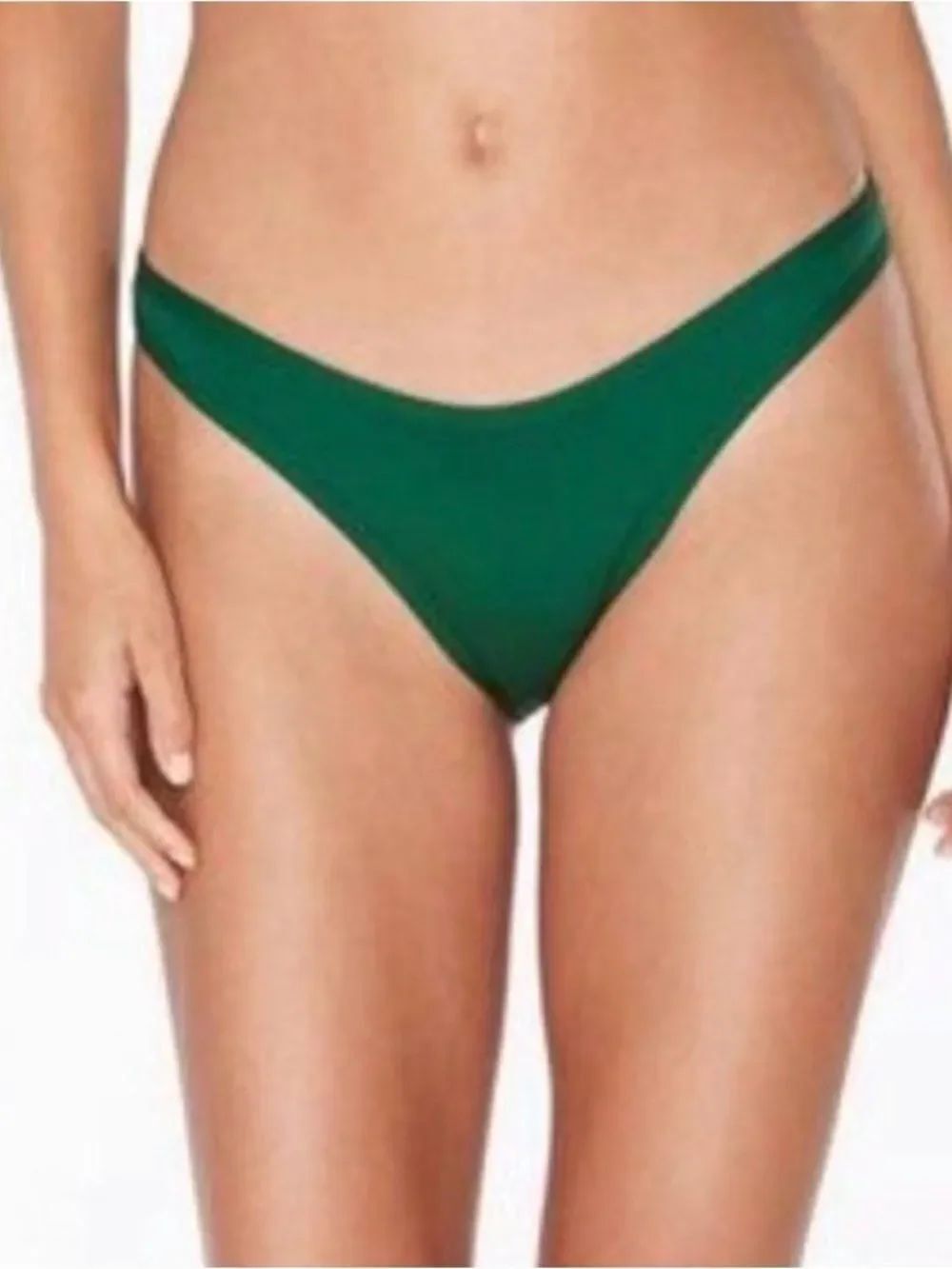 L * Space Bitsy Cut Bikini Bottom Green Color Size Small